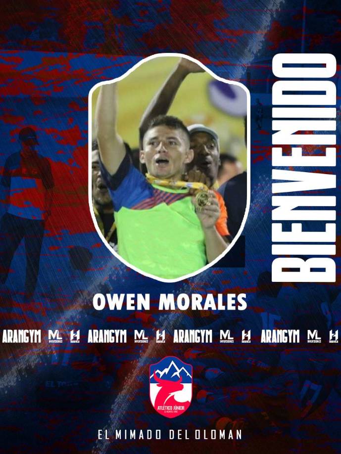 Owen Morales - El ex campeón con Honduras Progreso será el nuevo refuerzo del Atlético Júnior. 