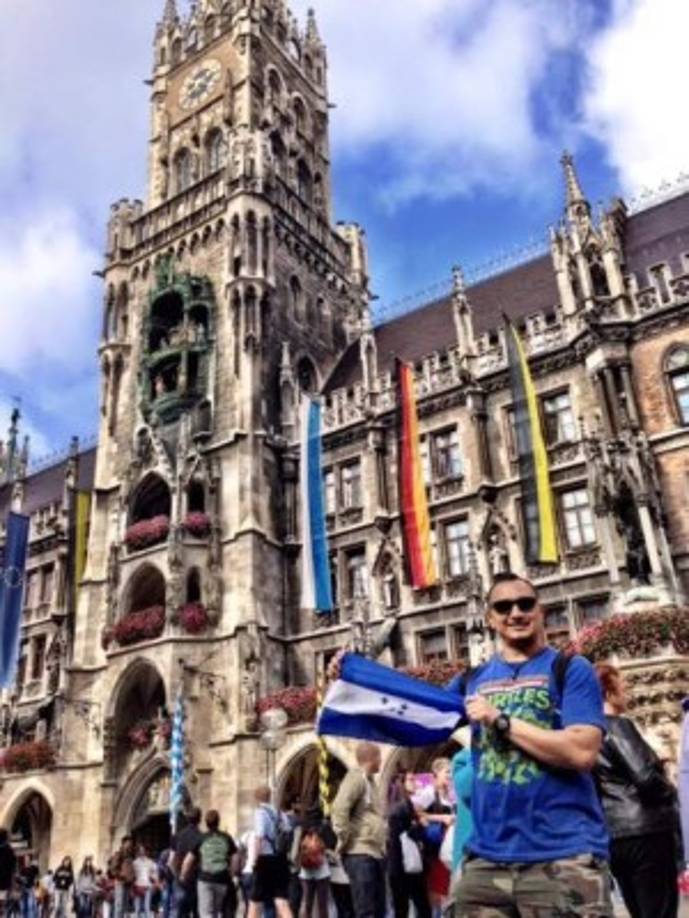 En la catedral de Berlín en Alemania.
