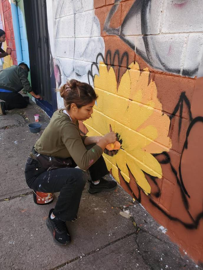 Realizan proyecto artístico en el Asilo de Inválidos del Hospital San Felipe