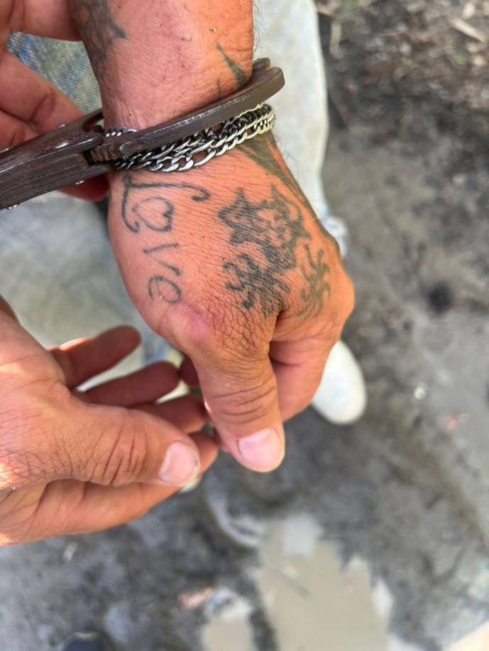 El pandillero permanecía escondido en una zona montañosa del sector en mención. 