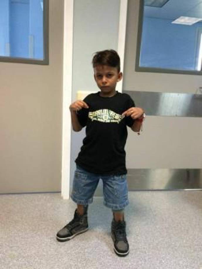 Repase otras fotos de este joven guerrero que se impuso ante la adversidad.