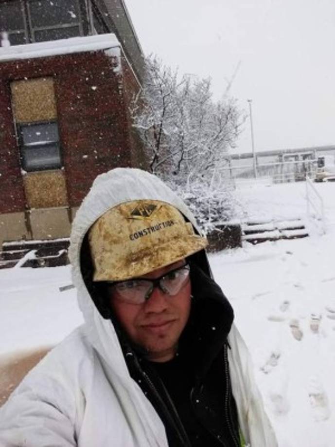 Luis Vásquez comparte esta imagen desde su trabajo, en Maryland.