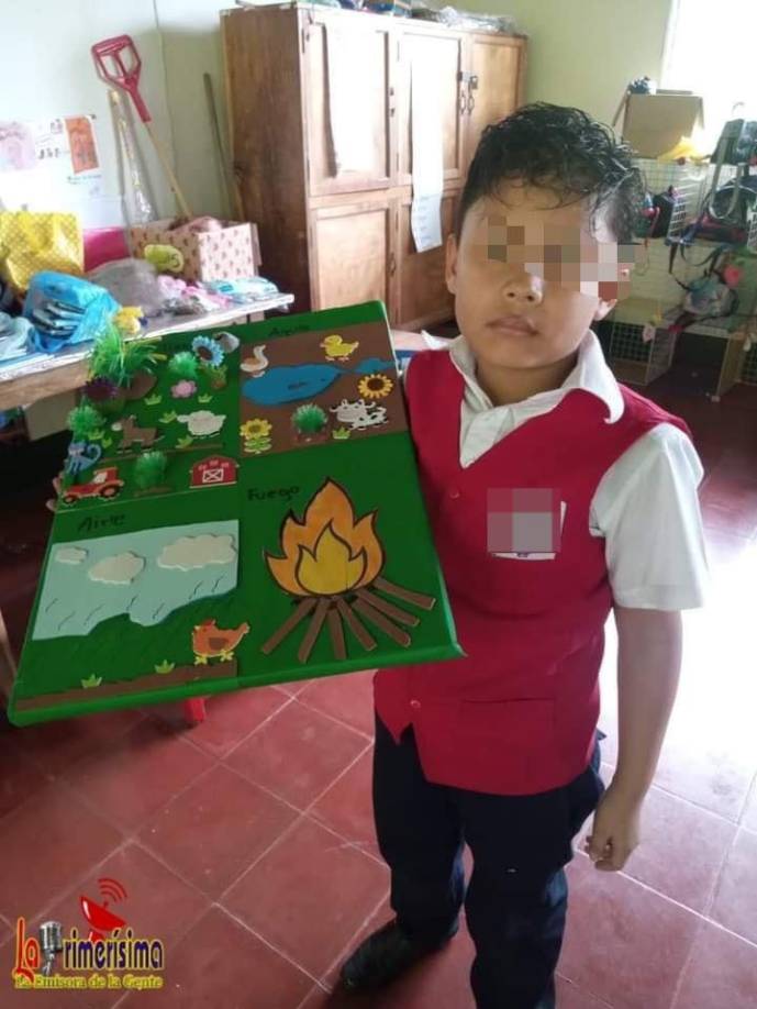 El cuerpo fue identificado como el de Hollman Ariel Gaitán Medina, de 7 años, quien era hermanastro del presunto homicida.