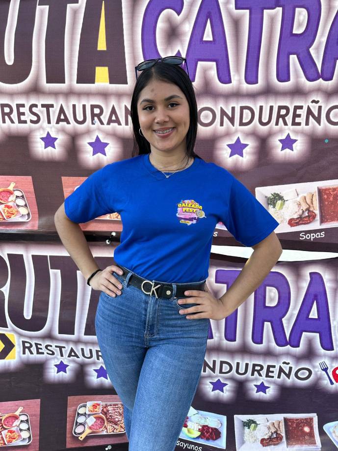 Con alegría celebraron la cultura y gastronomía hondureña. 