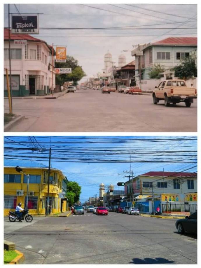 La avenida San Isidro en la calle 11, esquina de la Cruz del Perdón. 