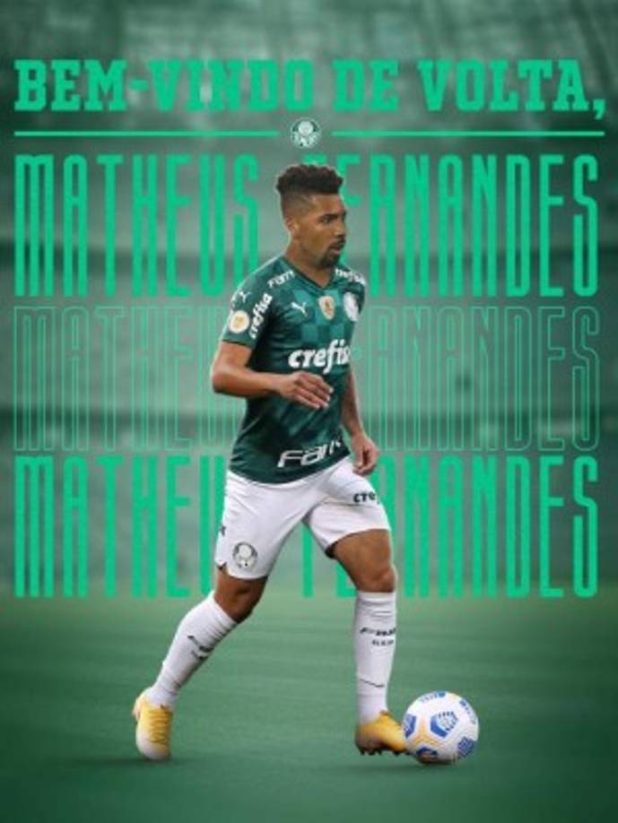 Oficial. Matheus Fernandes vuelve al Palmeiras tras ser despedido hace unas semanas por el FC Barcelona. El mediocentro firma hasta 2025 con el club paulista. Un negocio redondo para los brasileños que lo recuperan gratis después de haberlo vendido por siete millones de euros al club blaugrana.<br/><br/>Foto - Twitter @Palmeiras