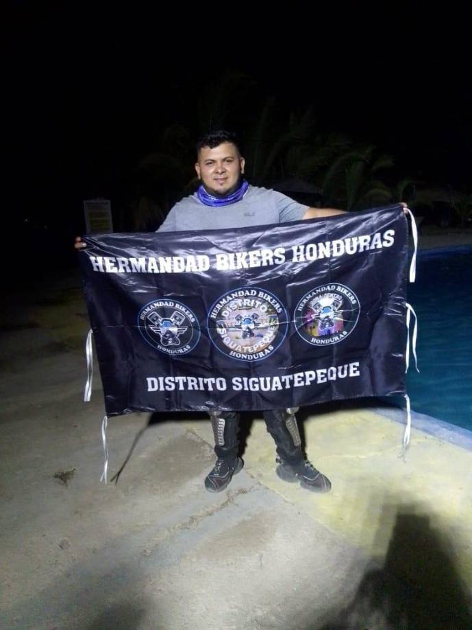 Carlos Erazo era un amante de las motos y formaba parte de la Hermandad de Bikers Honduras. 