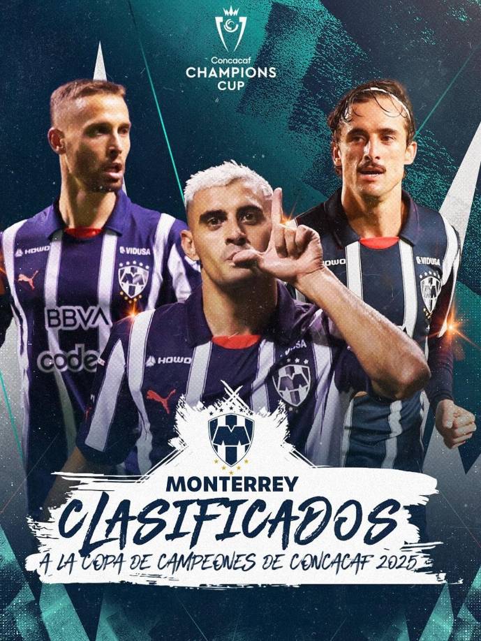 CF Monterrey (MÉXICO): Los pentacampeones de la Concachampions regresan al torneo por decimotercera ocasión. Aseguraron un lugar como el mejor club de la tabla general de la Liga MX 2023-24.