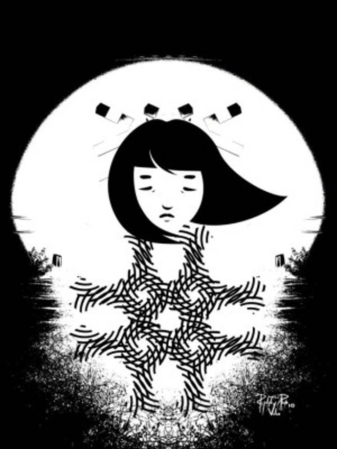 Así describió esta obra de esta manera: 'Cuando te aburras de vivir así, carga tu fiel Alpaca'.