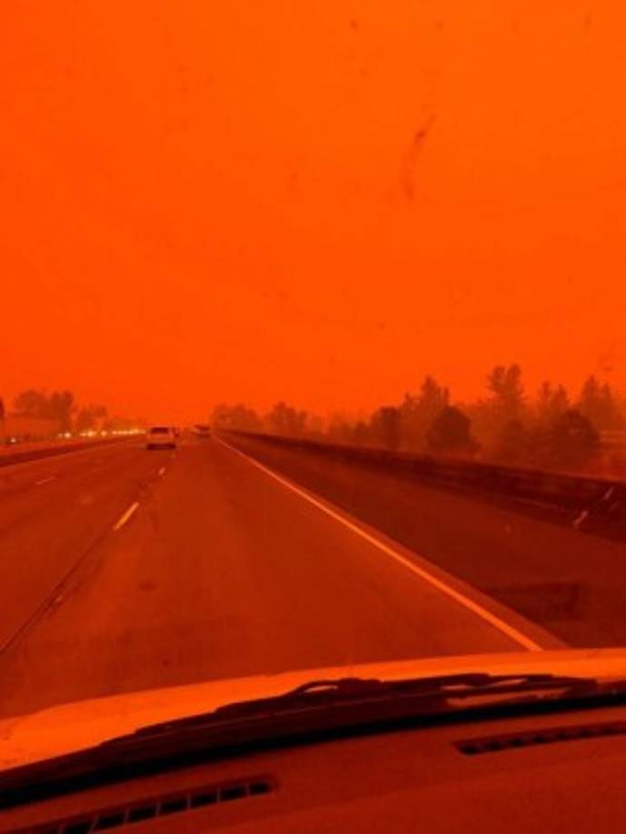 Los bomberos también reportaron un nuevo incendio, llamado Holiday Farm Fire, que avanza a lo largo de la autopista 126 del río McKenzie.