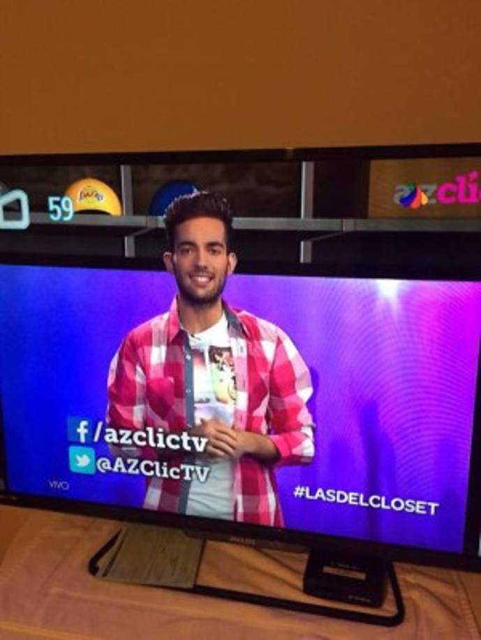 Landon conducía un programa de espectáculos en TV Azteca.