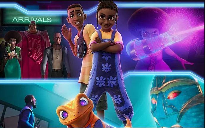 <b>‘IWAJÚ’, DISNEY+</b>Disney+ apuesta por África en su nueva serie de animación, una de aventuras que traslada la acción a una futurista Lagos, la capital de Nigeria y que se estrena el 10 de abril en Latinoamérica. Es ‘Iwájú’, una historia de aventuras protagonizada por la joven Tola y su mejor amigo, Kole, todo un experto en tecnología.