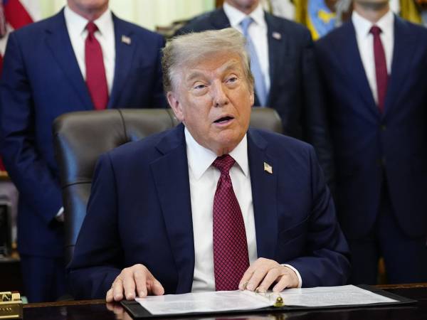 Donald Trump en imagen referencial de archivo. EFE/EPA/BONNIE CASH / POOL