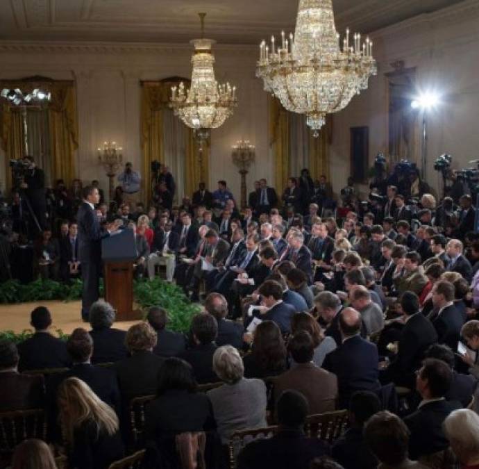 #Realpress, con esta imagen Pete Souza destacó la libertad de prensa en la era Obama vs el restringimiento que han sufrido los medios de comunicación bajo la nueva administración.