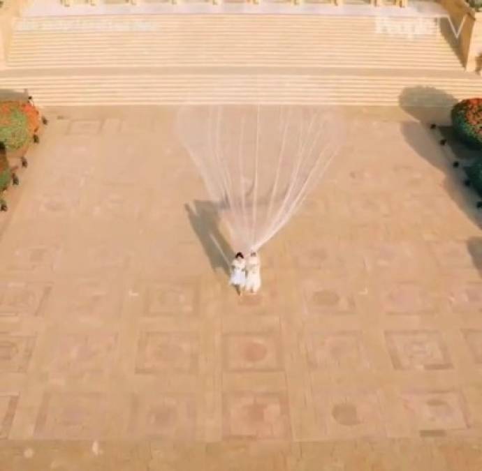 La recepción se celebró en el palacio de Umaid Bhawan en Jodhpur, India, uno de los hoteles más lujosos de la zona.