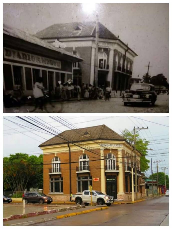 Antiguo Banco Atlántida en calle 2.