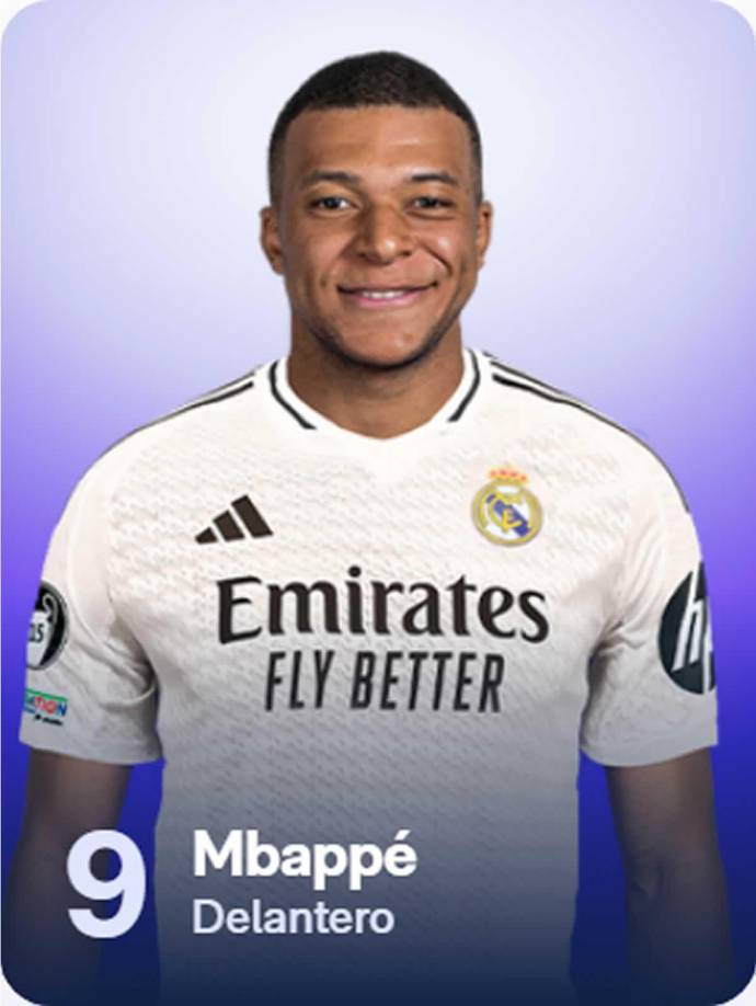 Kylian Mbappé - Real Madrid confirmó que el delantero francés lucirá el dorsal 9 en su espalda. El nuevo fichaje de los merengues será presentado el próximo martes 16 de julio.