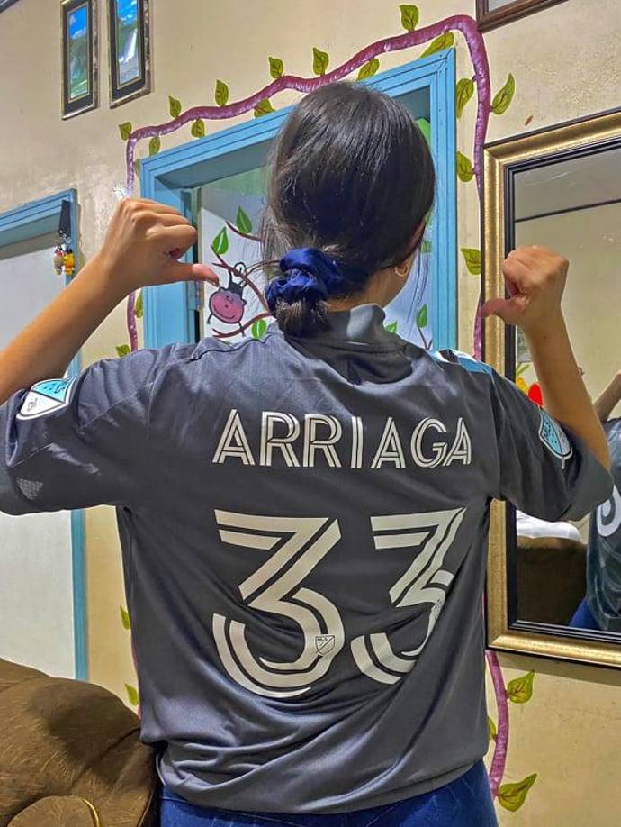 La sampedrana presume en sus redes sociales su cariño por Kervin Arriaga, quien llegó para esta temporada al Minnesota United de la MLS de Estados Unidos.