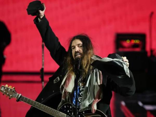 Billy Ray Cyrus durante la envestidura de Donald Trump.