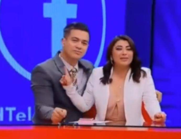 Tras su acción, Milagro Flores abandonó el set de televisión y se hizo a un lado, Allan Paul le siguió.