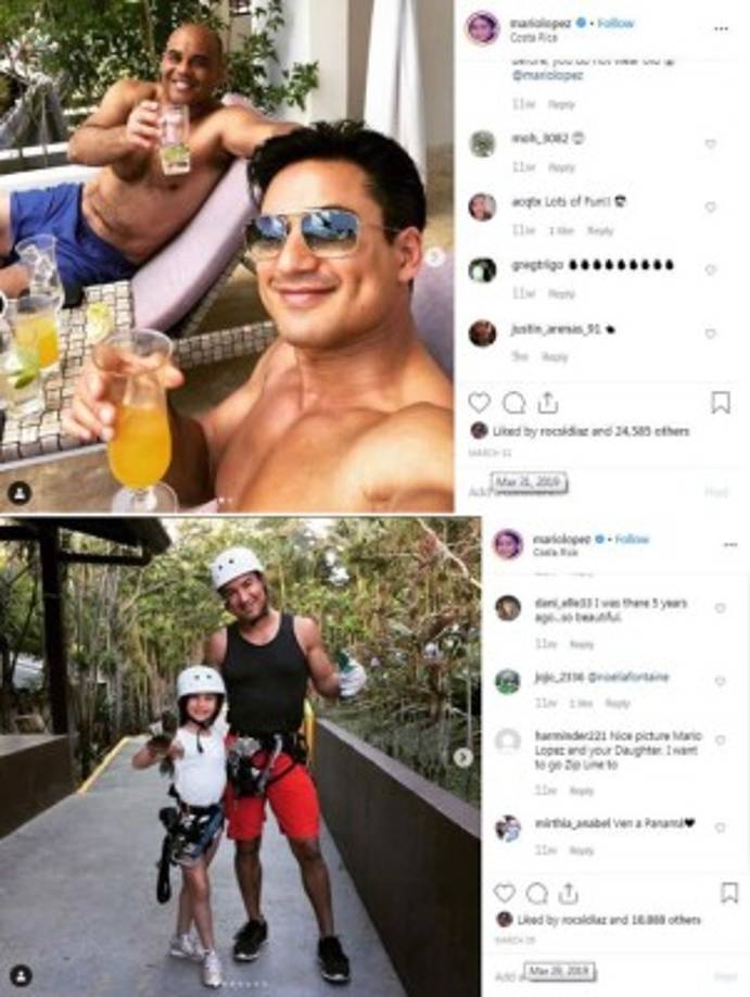 Mario López<br/><br/>El actor y presentador estuvo en Costa Rica en marzo de este año junto a su familia.