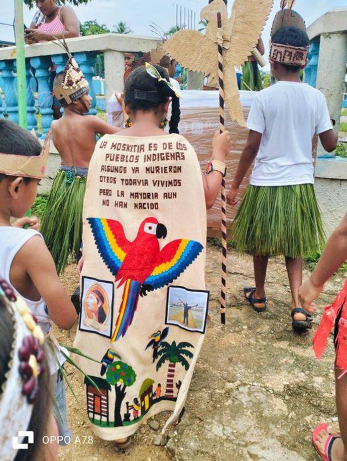 Así se celebró en la Mosquitia.