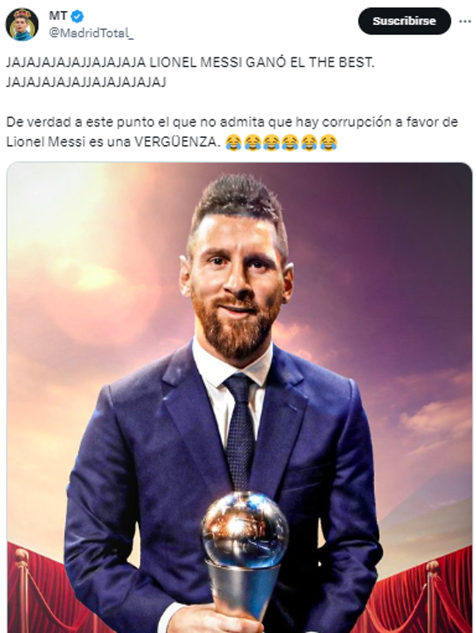 Las redes sociales estallaron: “De verdad a este punto el que no admita que hay corrupción a favor de Lionel Messi es una VERGÜENZA”.