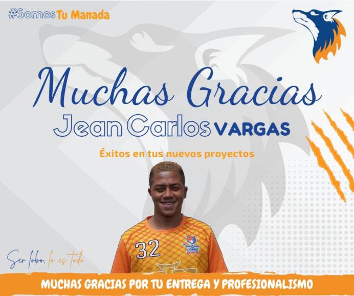 Los Lobos de la UPN anunciaron la salida del zurdo Jean Carlos Vargas.