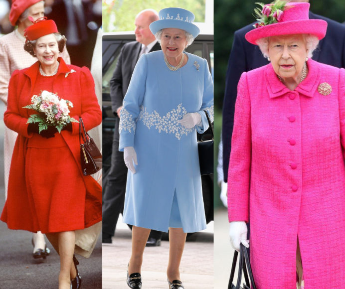 El vestidor de la reina ocupa toda una planta del palacio de Buckingham. No podía coincidir con nadie vestido igual
