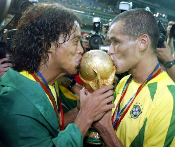 Rivaldo, es otro de los jugadores que siempre admiró Ronaldinho.