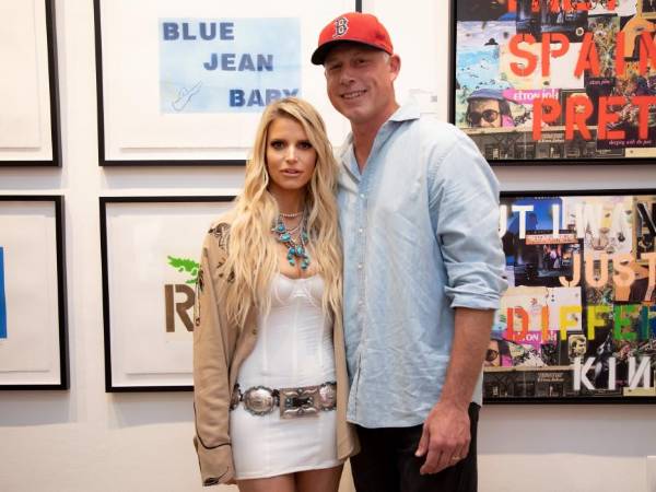Jessica Simpson y Eric Johnson en una foto de archivo.