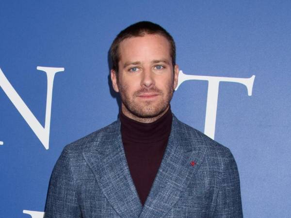 El actor Armie Hammer.