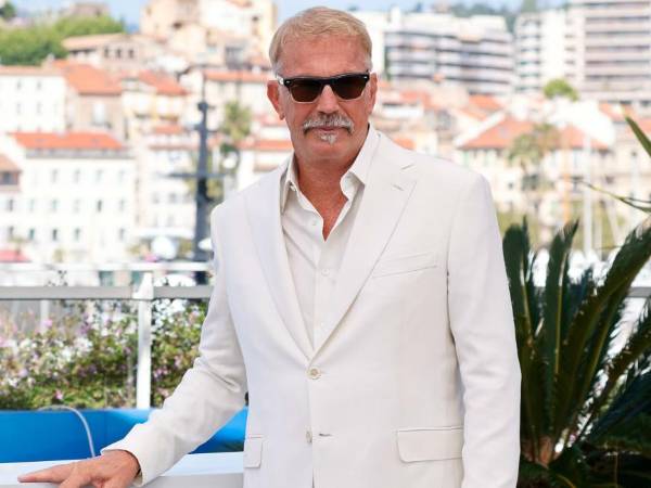 El actor Kevin Costner en su reciente aparición en Cannes.