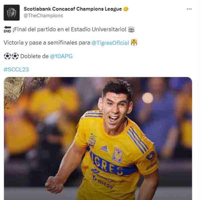 Las redes sociales de la Liga de Campeones de Concacaf.