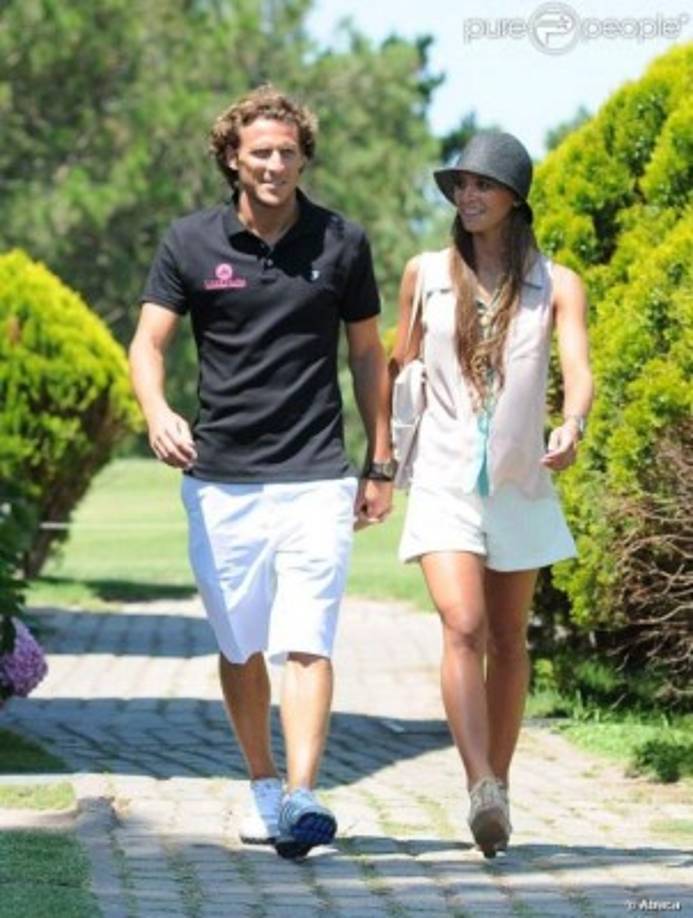 Diego Forlán y la italiana fueron pareja durante al menos unos 4 años.