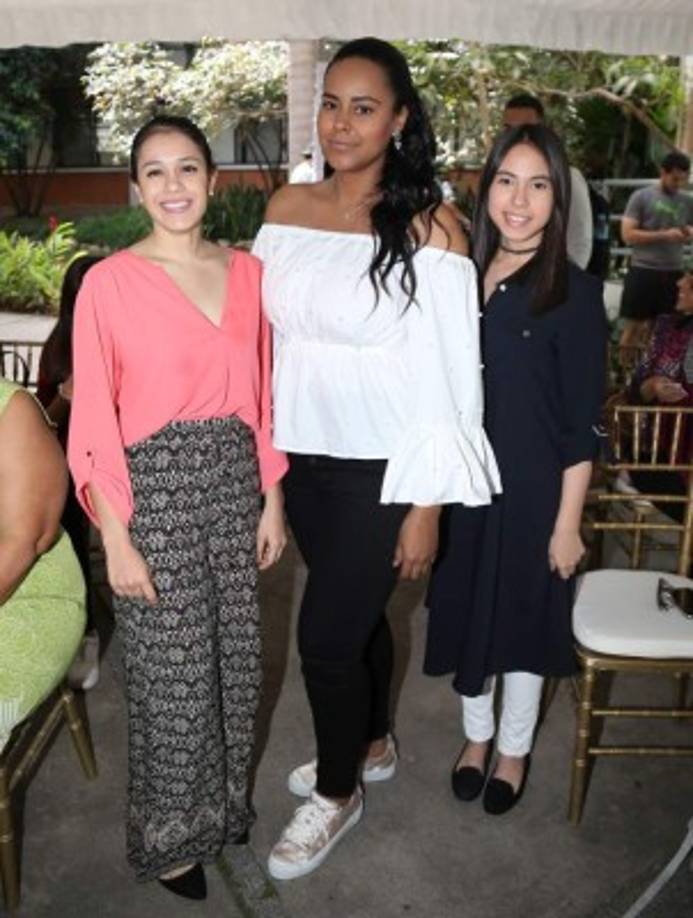 Daysi Rodríguez, Sisi Valle y Maryorie Aguilar.