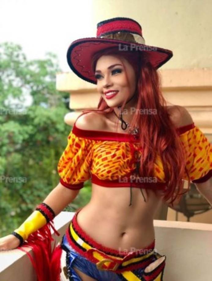 Este es la tercera vez que Sirey Morán es parte del Desfile del Carnaval de San Pedro Sula.