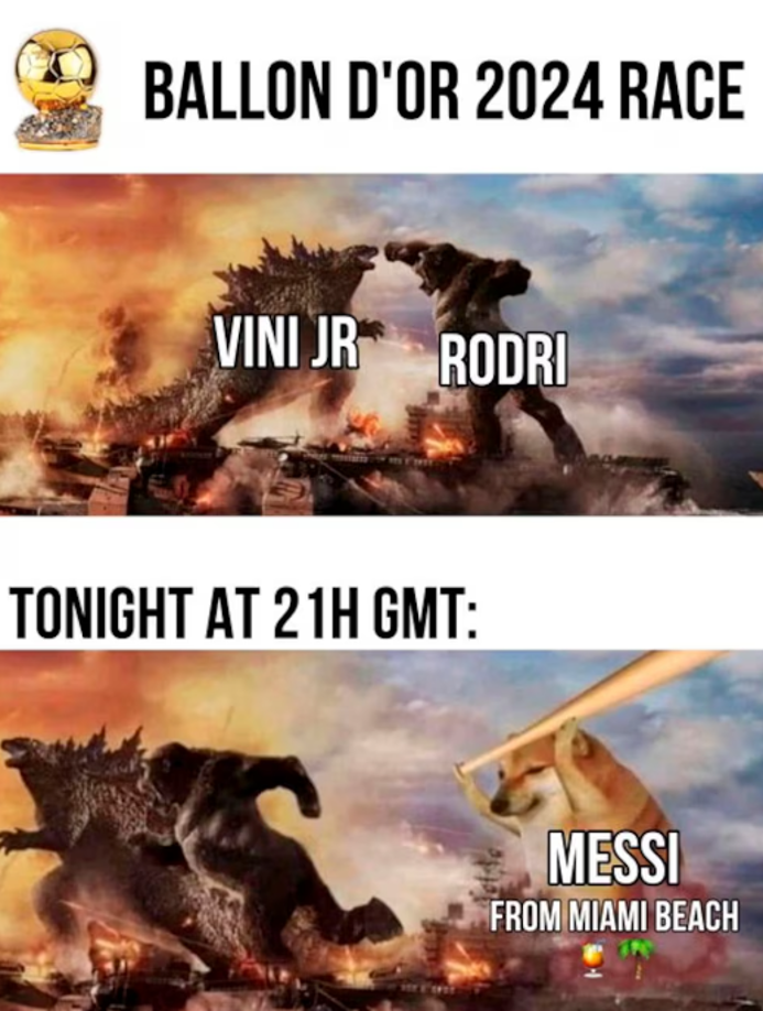 El futbolista brasileño tampoco asistió a la ceremonia de premiación por lo que los memes no se hicieron esperar.