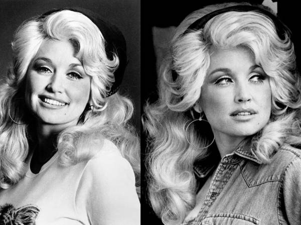 La cantante Dolly Parton, bellísima, en unas fotografías de su juventud.