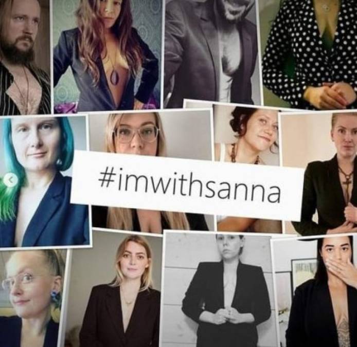 Las duras críticas hacia Marin llevaron a miles de mujeres y hombres a expresar su respaldo hacia la líder finlandesa, publicando imágenes con la misma pose en sus redes sociales.
