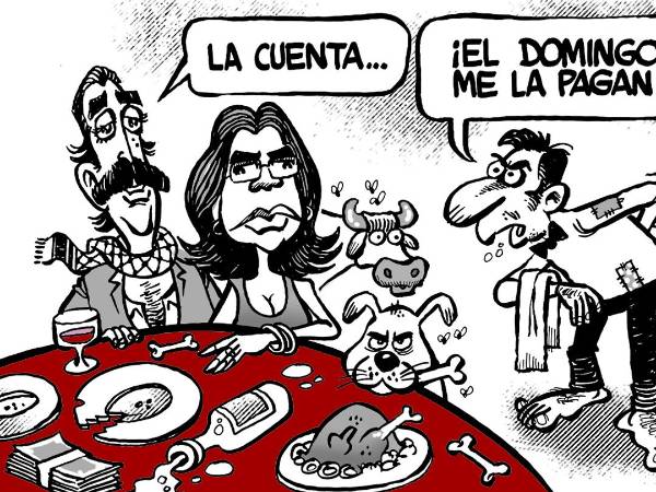 ¡Se acabó el festín!