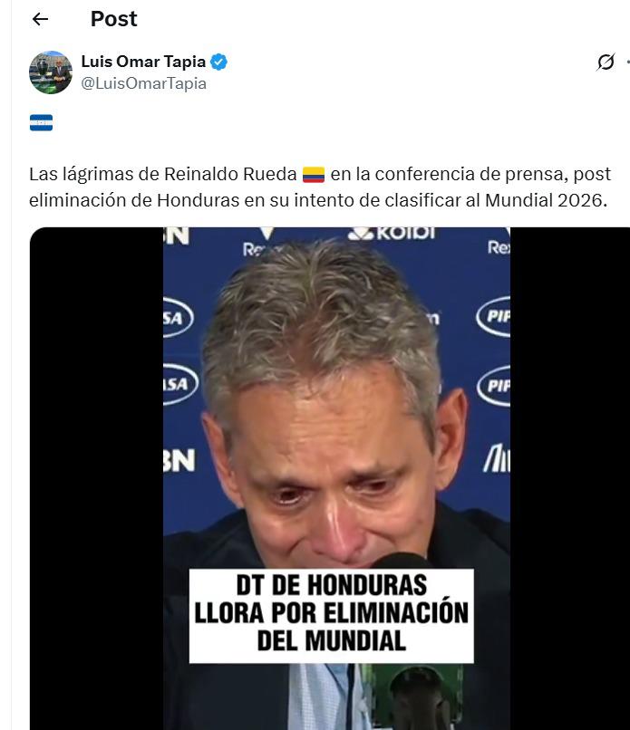 Asombro por llanto de Rueda tras debacle de Honduras; Faitelson causó revuelo