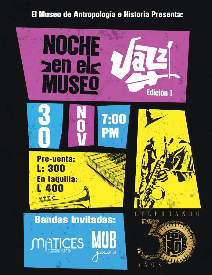 Arte promocional del evento musical.