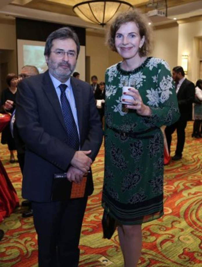 Juan Jiménez Mayor y Beatrix Kania.