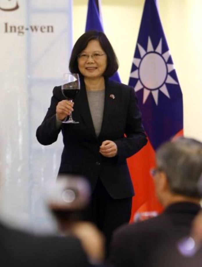 La mandataria Tsai Ing-wen.