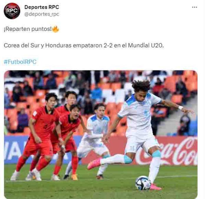 FIFA se pronunció: Esto dicen de Honduras tras empatar en el Mundial Sub-20