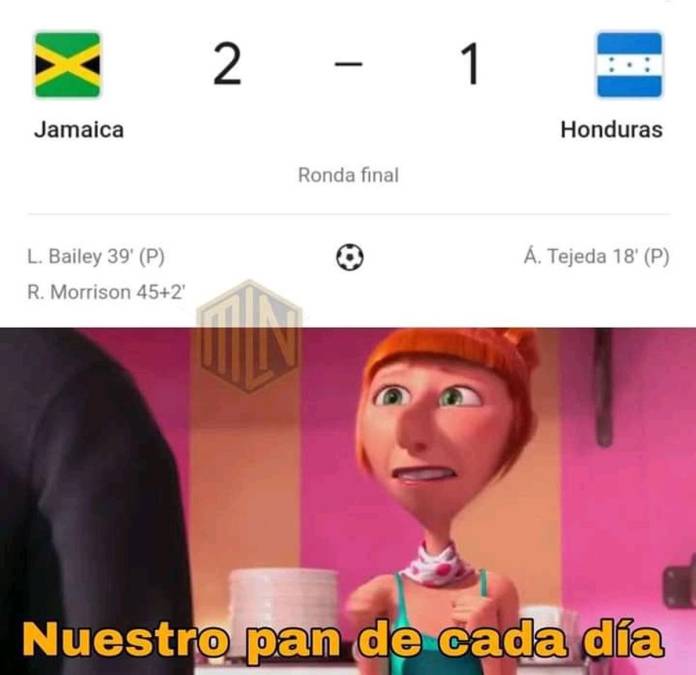 Los crueles memes destrozan a Honduras tras cerrar la eliminatoria con derrota ante Jamaica