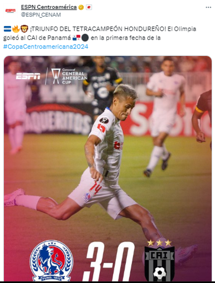 Medios reaccionaron tras la goleada de Olimpia al CAI en Copa Centroamericana.