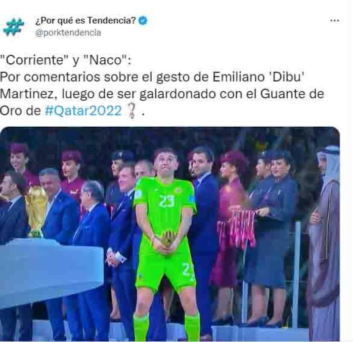 En las redes sociales inmediatamente cuestionaron al portero argentino por su gesto.