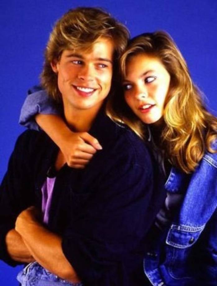 Esta imagen muestra a Brad con su novia del instituto. Ya entonces hacía lo que todavía hace.